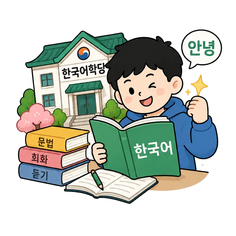 韩国语学堂分类图